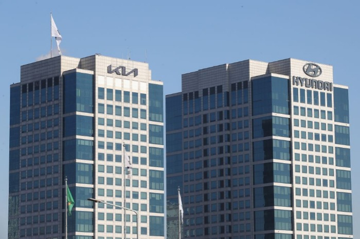 Hyundai Motor and Kia headquarters buildings in Seoul